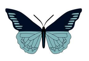 borboleta simples ícone. vetor ilustração