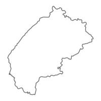 lviv oblast mapa, província do Ucrânia. vetor ilustração.