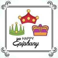 vetor ilustração do uma fundo para Epifania Epifania é uma cristão festival.