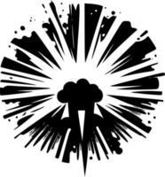 explosão - minimalista e plano logotipo - vetor ilustração