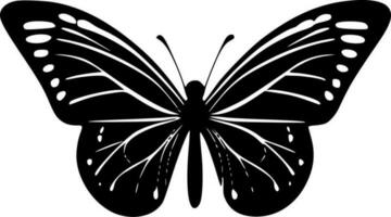 borboleta, Preto e branco vetor ilustração