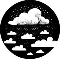 nuvens - Alto qualidade vetor logotipo - vetor ilustração ideal para camiseta gráfico