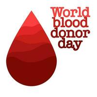 vetor fundo do a mundo sangue doador dia. informativo poster com uma vermelho solta do tons. Junho 14º. a conceito do hemofilia dia uma ampla solta do sangue é uma símbolo do Socorro e camadas do o preenchimento