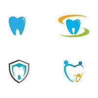 ilustração em vetor modelo logotipo dental