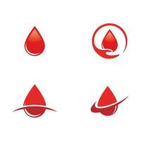 ícone de vetor de doador de gota de sangue