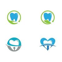 ilustração em vetor modelo logotipo dental