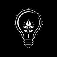 lâmpada - minimalista e plano logotipo - vetor ilustração