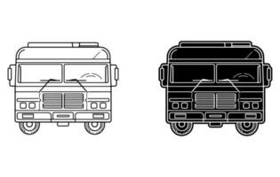 velozes Remessa Entrega caminhão plano vetor ícone, rápido Entrega caminhão ícone. velozes transporte, simples caminhão silhueta, Entrega ícone