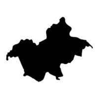 soldado distrito mapa, província do moldávia. vetor ilustração.