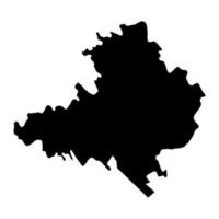straseni distrito mapa, província do moldávia. vetor ilustração.