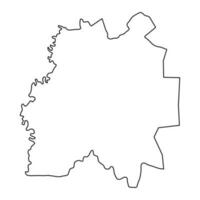 cantemir distrito mapa, província do moldávia. vetor ilustração.