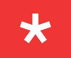 celio logotipo marca roupas símbolo branco Projeto moda vetor ilustração com vermelho fundo
