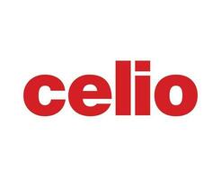 celio marca roupas logotipo símbolo nome vermelho Projeto moda vetor ilustração