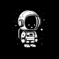 astronauta - minimalista e plano logotipo - vetor ilustração