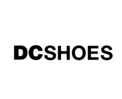dc sapatos marca nome Preto roupas logotipo símbolo Projeto luxo moda vetor ilustração