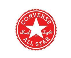 conversar todos Estrela marca sapatos logotipo vermelho símbolo Projeto vetor ilustração