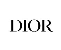 dior marca logotipo Preto Projeto símbolo luxo roupas moda vetor ilustração