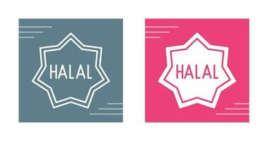 ícone de vetor halal