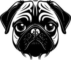 pug - Alto qualidade vetor logotipo - vetor ilustração ideal para camiseta gráfico