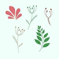 minimalista plantas para projeto, mão retirou, vetor