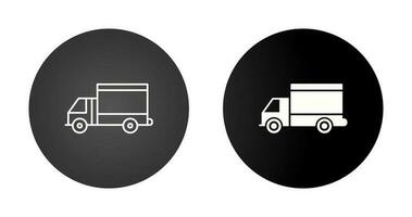 ícone de vetor de caminhão pesado