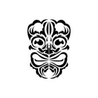 tribal mascarar. tradicional totem símbolo. havaiano estilo. vetor sobre branco fundo.
