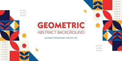 vetor ilustração do geométrico fundo para bandeira modelo com cópia de espaço área