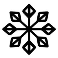 floco de neve vetor ícone natal dezembro decoração