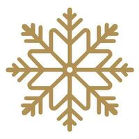 isolado floco de neve vetor ícone inverno decorar enfeite