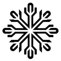 floco de neve vetor ícone natal dezembro decoração