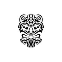 tribal mascarar. tradicional totem símbolo. havaiano estilo. vetor ilustração isolado em branco fundo.