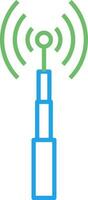 ícone de vetor de torre de telecomunicações