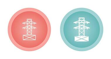 ícone de vetor de torre de eletricidade