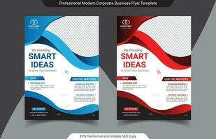 moderno e criativo o negócio folheto vetor Projeto e corporativo o negócio folheto modelo