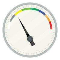 espectro indicador dispositivo. índice e ponteiro, seta indicador, a medida ao controle tecnologia, medição espectro e poder painel dispositivo. vetor plano Projeto ilustração