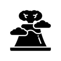 vulcão ícone para seu local na rede Internet, móvel, apresentação, e logotipo Projeto. vetor