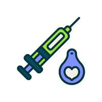 vacina ícone para seu local na rede Internet, móvel, apresentação, e logotipo Projeto. vetor