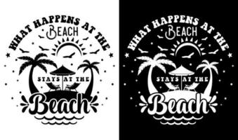 personalizadas tipografia vetor imprimível verão de praia citações Projeto