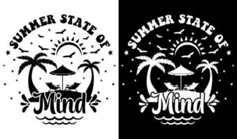 personalizadas tipografia vetor imprimível verão de praia citações Projeto