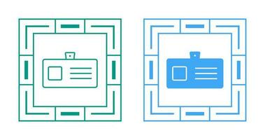 ícone de vetor de carteira de identidade