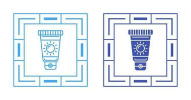 ícone de vetor de protetor solar