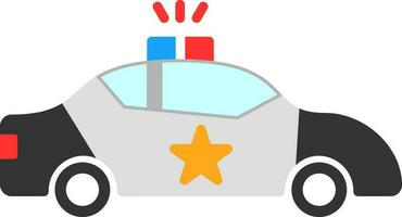 design de ícone de vetor de carro de polícia