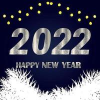 feliz ano novo fundo de celebração de 2021 vetor