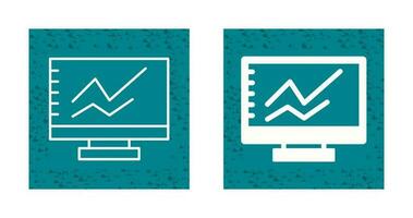 ícone do vetor de monitoramento