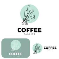 café logotipo, café árvore projeto, cafeteria beber vetor, ícone marca ilustração símbolo vetor