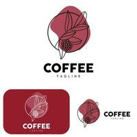 café logotipo, café árvore projeto, cafeteria beber vetor, ícone marca ilustração símbolo vetor