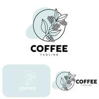 café logotipo, café árvore projeto, cafeteria beber vetor, ícone marca ilustração símbolo vetor