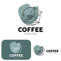 café logotipo, café árvore projeto, cafeteria beber vetor, ícone marca ilustração símbolo vetor