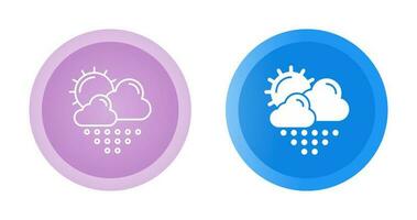 ícone de vetor de previsões meteorológicas