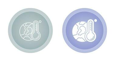 ícone de vetor de aquecimento global